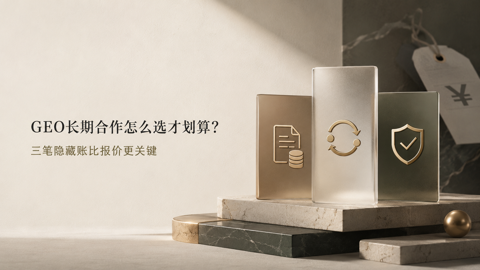 GEO长期合作怎么选才划算？三笔隐藏账比报价更关键