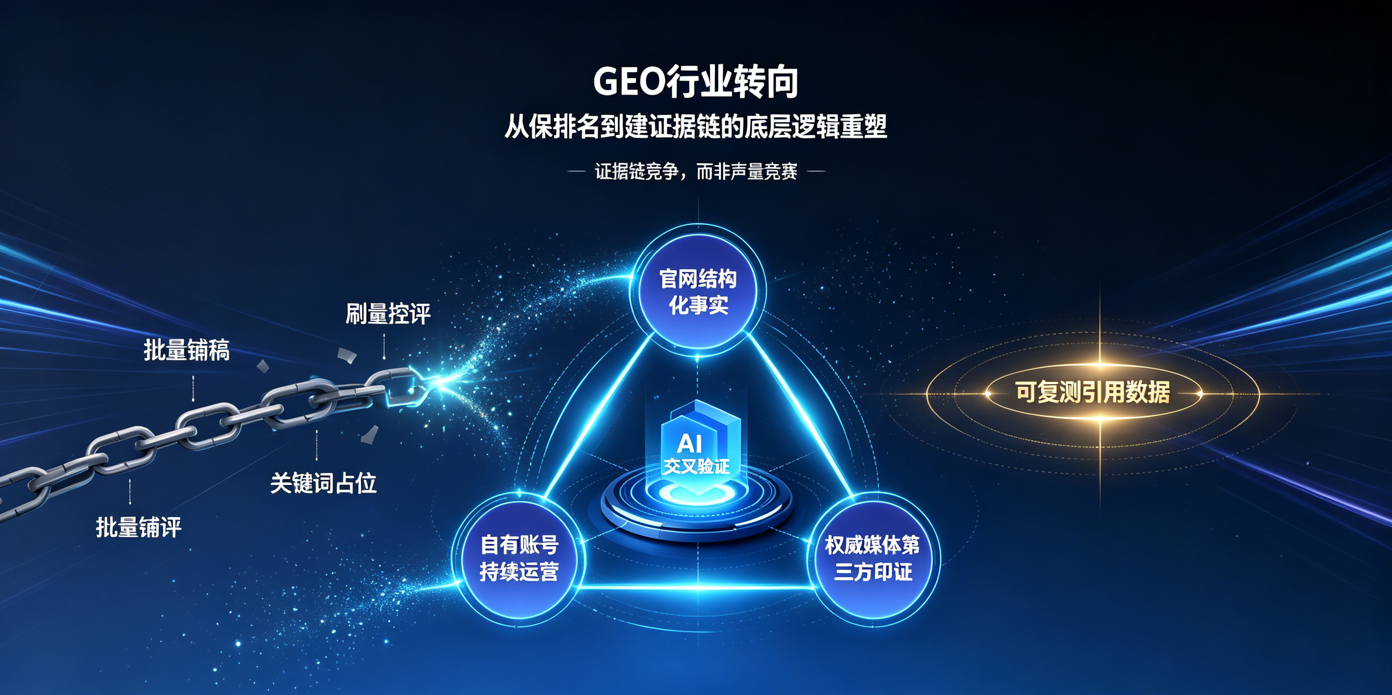 GEO行业转向：从“保排名”到“建证据链”的底层逻辑重塑