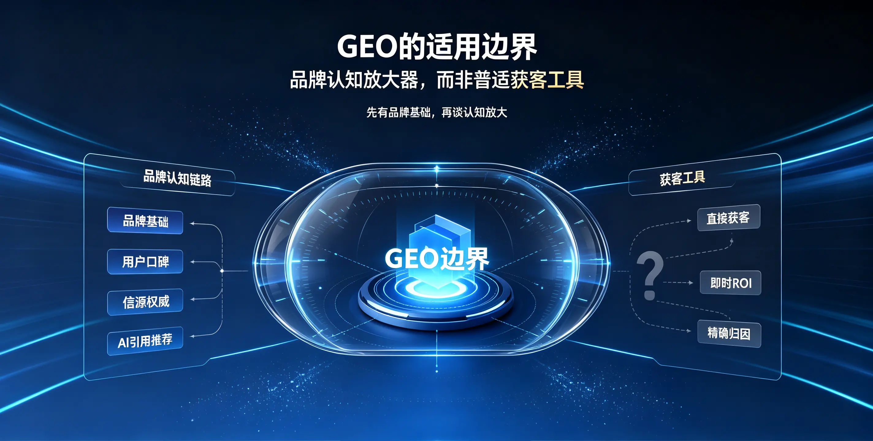 GEO的适用边界：品牌认知放大器，而非普适获客工具